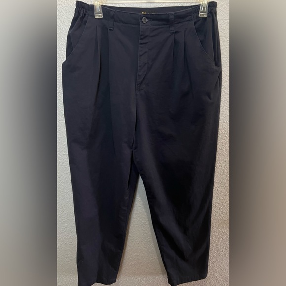 Lee Pants - Lee Relaxed Fit with pleats Navy slacks 18W